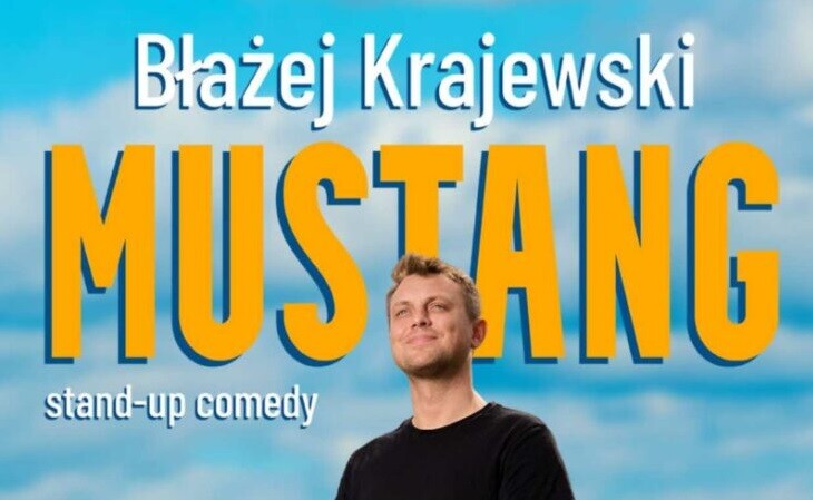 Stand-uper Błażej Krajewski z nowym programem "Mustang" w DK Bielszowice