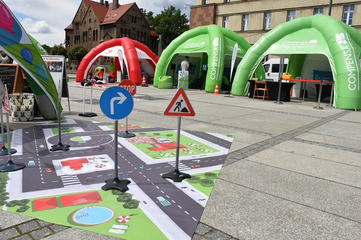 Za nami piknik rodzinny "Strefa Bezpieczeństwa Compensy" w Nowym Bytomiu. / fot. Jacek Knapik