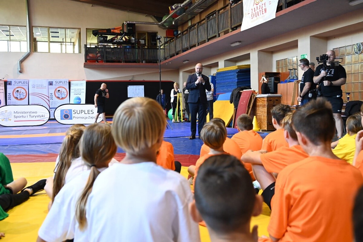 Ruda Śląska promuje kulturę fizyczną podczas drugiej edycji SUPLES Promocja Zapasów. / fot. UM Ruda Śląska