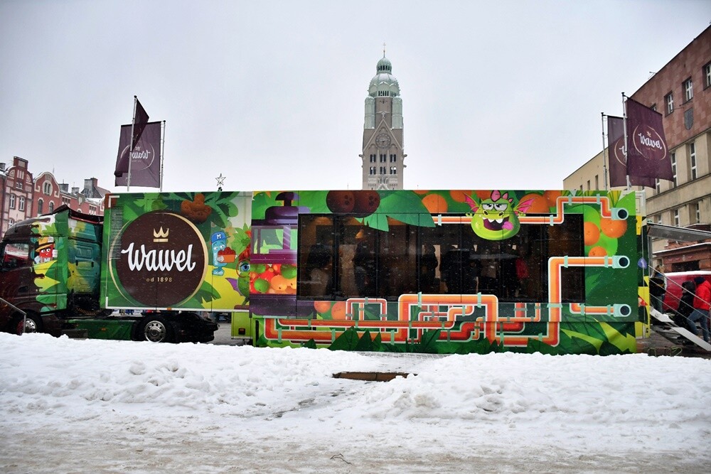 Wawel Truck i Świąteczny Konwój Radia Zet w Rudzie Śląskiej. / fot. Jacek Knapik