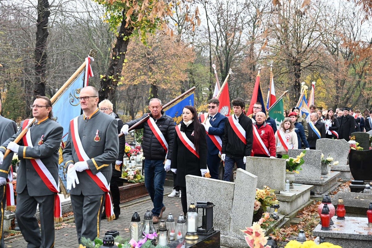 Uroczystości z okazji 107. rocznicy odzyskania niepodległości w Rudzie Śląskiej. / fot. UM Ruda Śląska