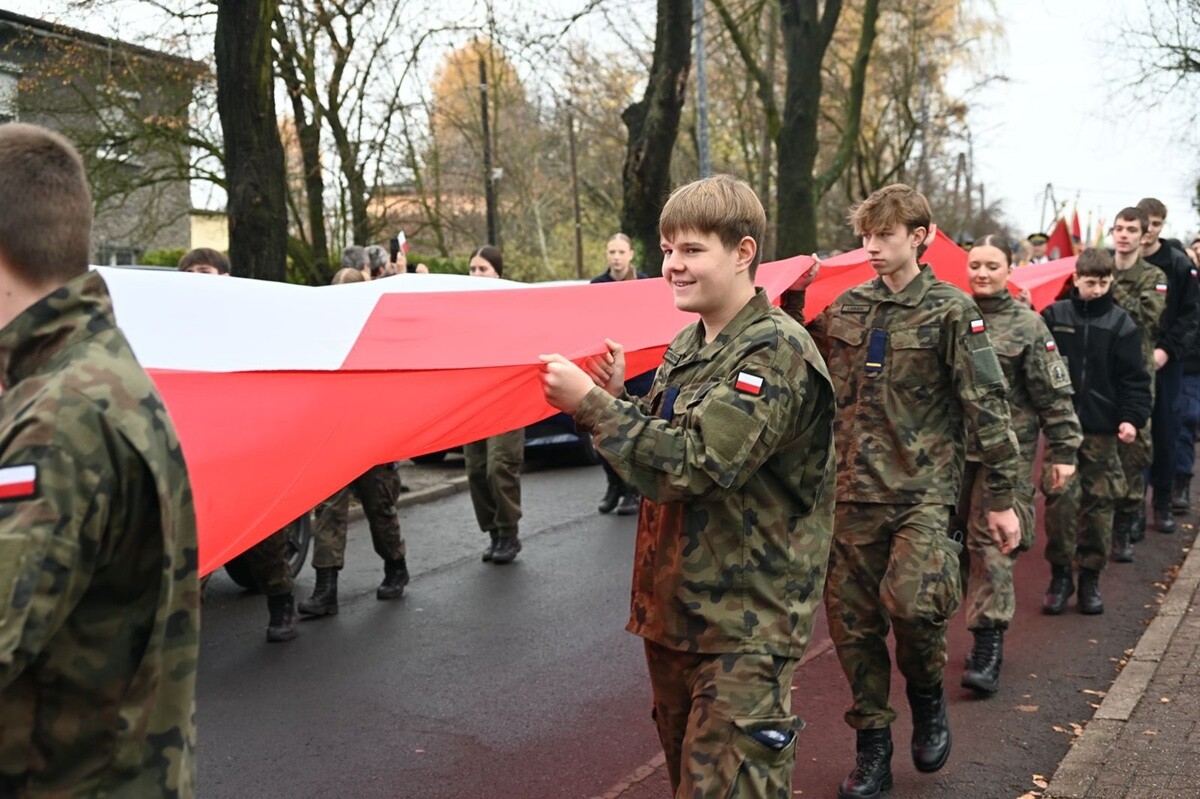 Uroczystości z okazji 107. rocznicy odzyskania niepodległości w Rudzie Śląskiej. / fot. UM Ruda Śląska