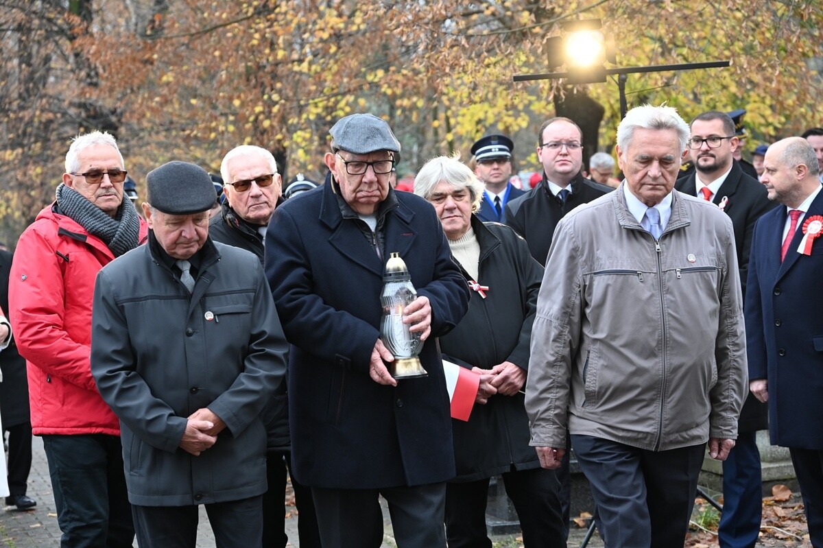 Uroczystości z okazji 107. rocznicy odzyskania niepodległości w Rudzie Śląskiej. / fot. UM Ruda Śląska