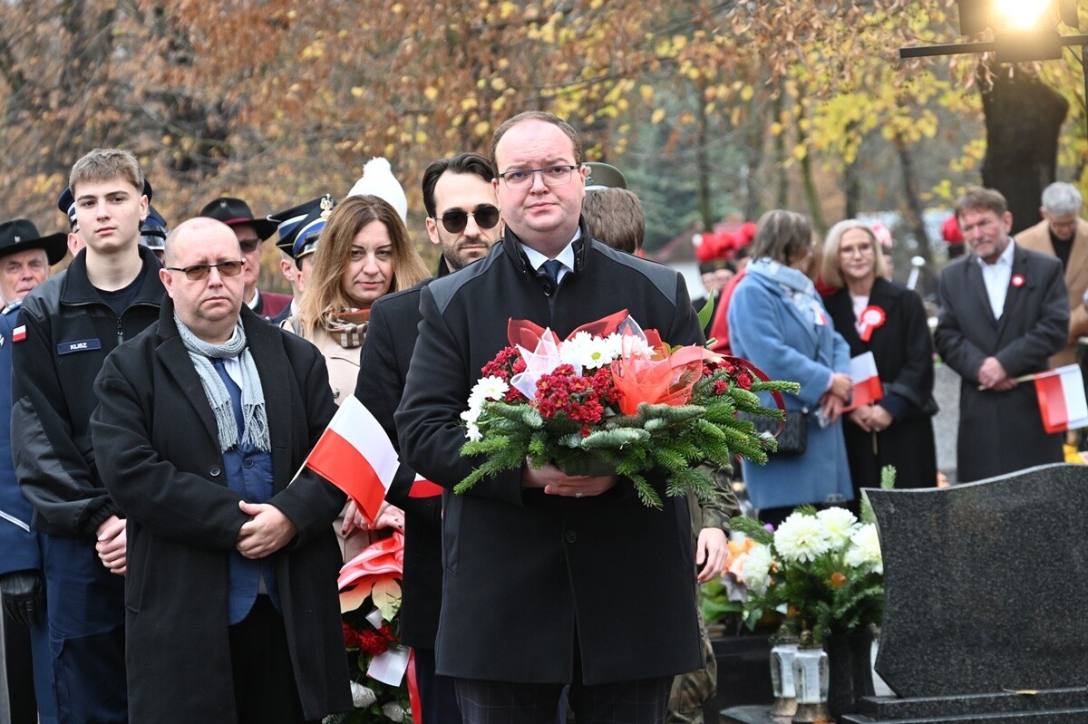 Uroczystości z okazji 107. rocznicy odzyskania niepodległości w Rudzie Śląskiej. / fot. UM Ruda Śląska