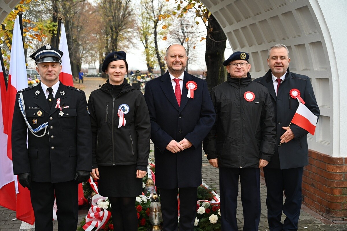 Uroczystości z okazji 107. rocznicy odzyskania niepodległości w Rudzie Śląskiej. / fot. UM Ruda Śląska