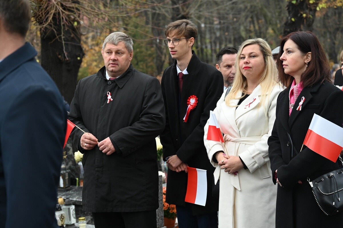 Uroczystości z okazji 107. rocznicy odzyskania niepodległości w Rudzie Śląskiej. / fot. UM Ruda Śląska