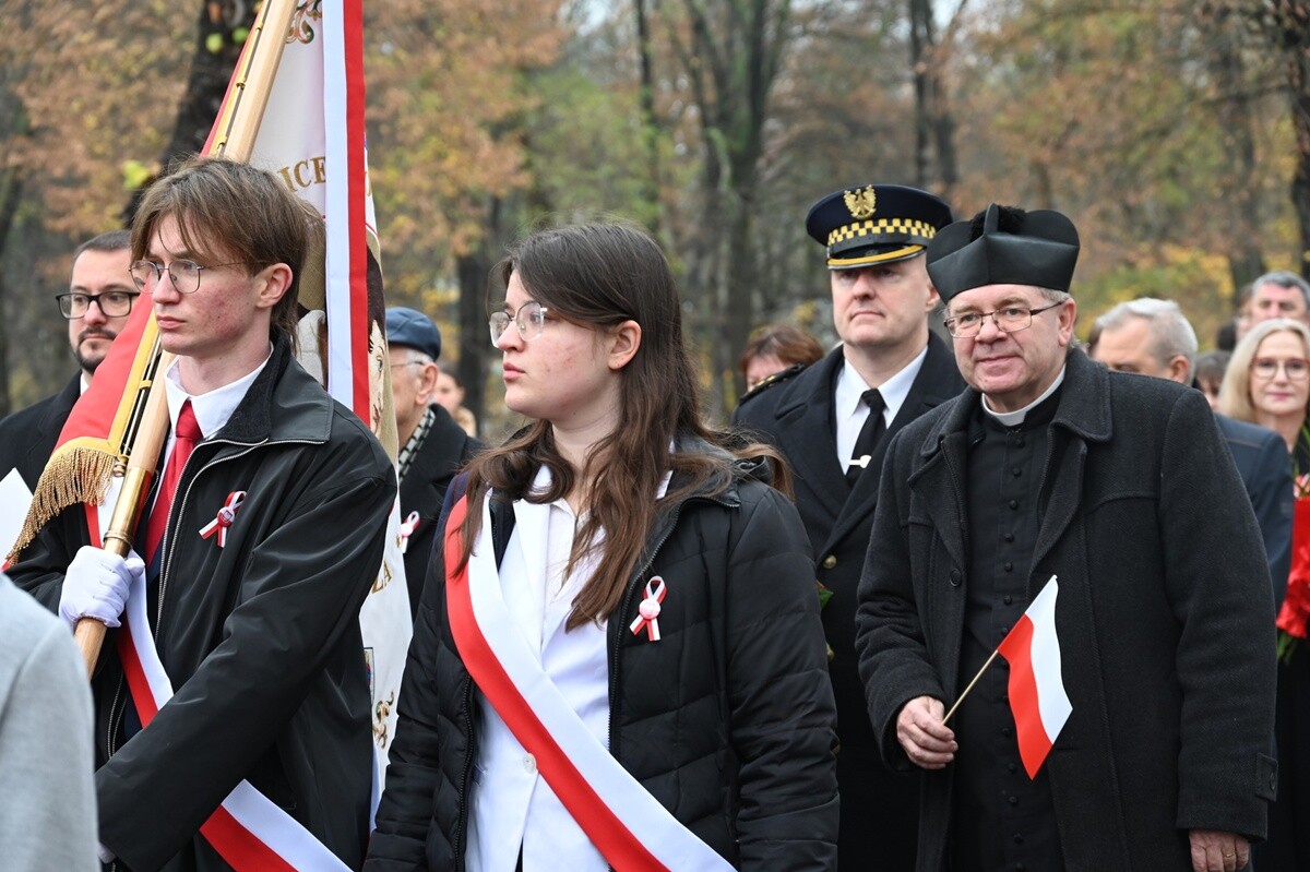Uroczystości z okazji 107. rocznicy odzyskania niepodległości w Rudzie Śląskiej. / fot. UM Ruda Śląska