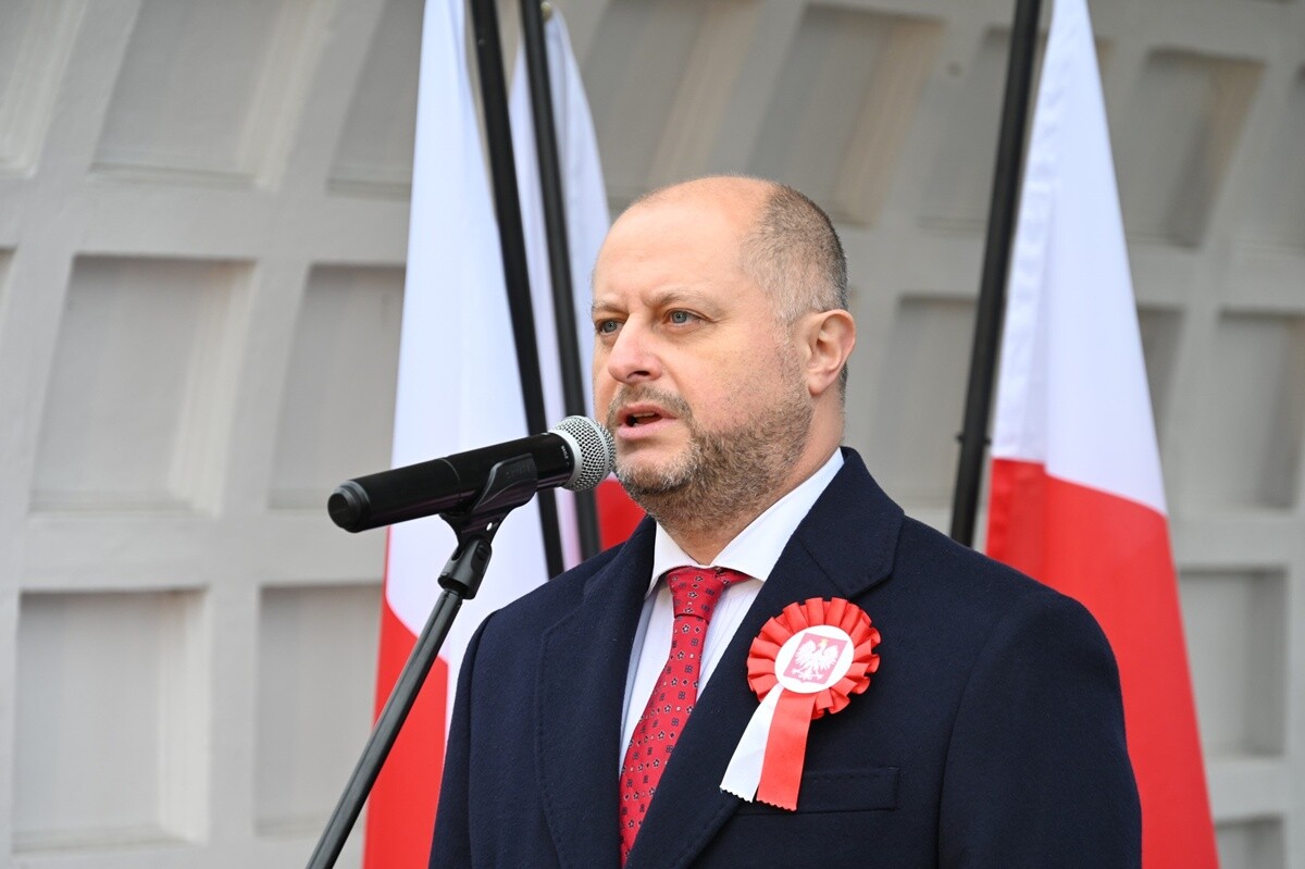 Uroczystości z okazji 107. rocznicy odzyskania niepodległości w Rudzie Śląskiej. / fot. UM Ruda Śląska