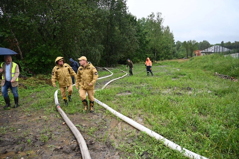Sytuacja w Rudzie Śląskiej po intensywnych opadach deszczu