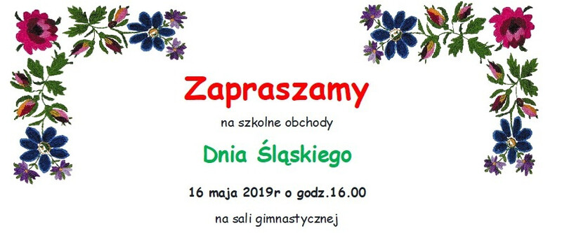 Szkoła Podstawowa nr 2 zaprasza na Dzień Śląski