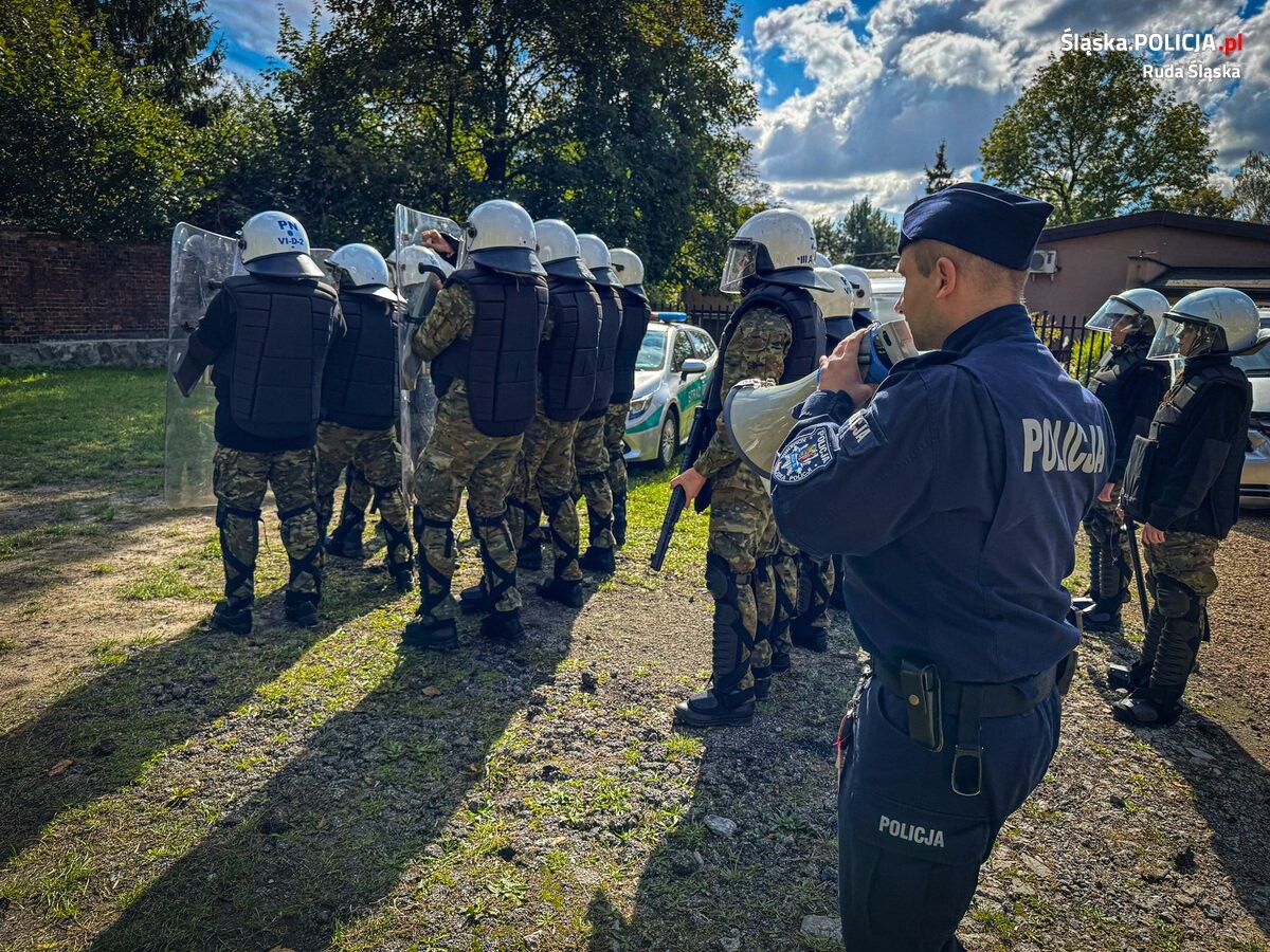 Szkolenie Straży Granicznej z Policją. / fot. KMP Ruda Śląska