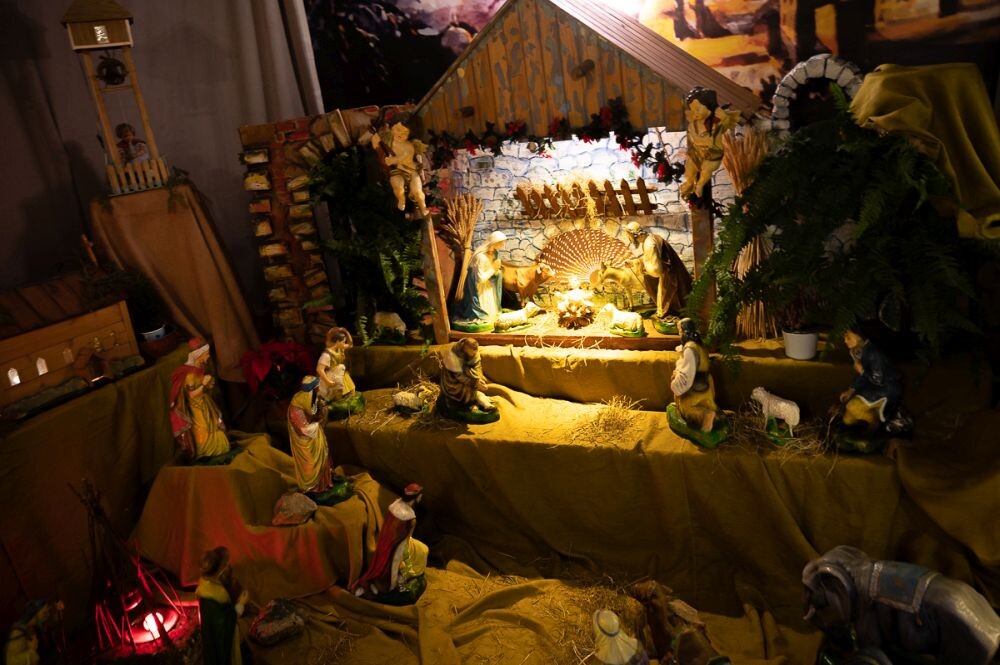 Stajenka w parafii pw. Matki Bożej Różańcowej w Rudzie Południowej/fot. Magdalena Ruda