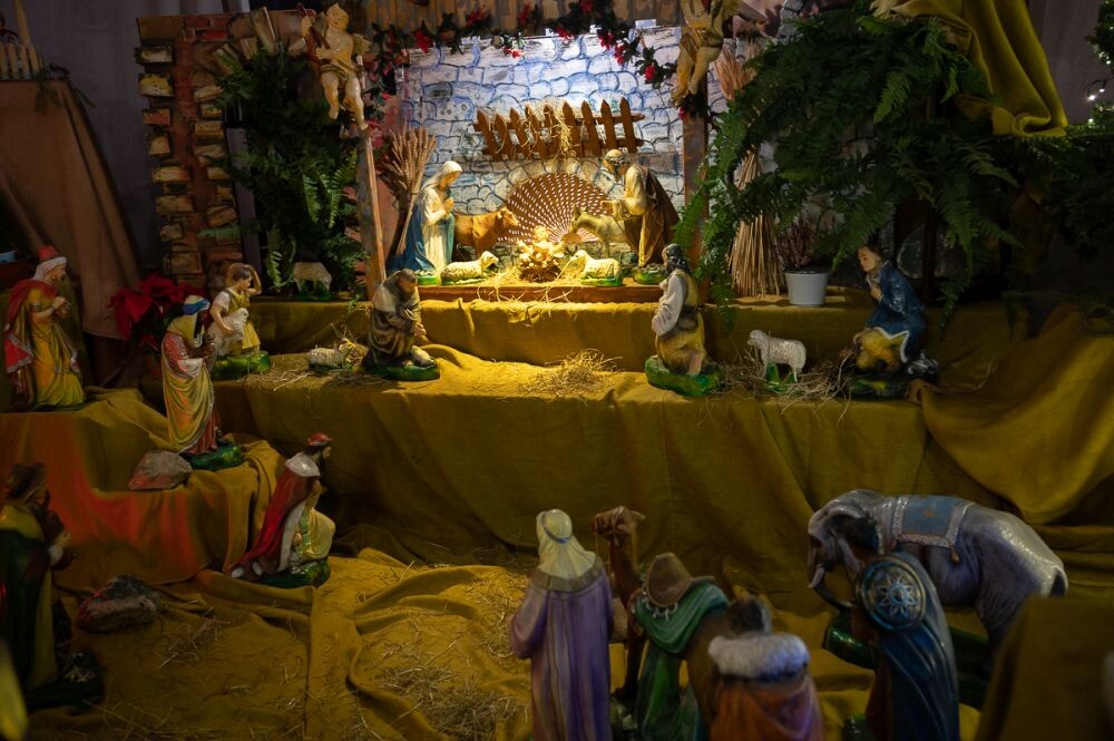 Stajenka w parafii pw. Matki Bożej Różańcowej w Rudzie Południowej/fot. Magdalena Ruda