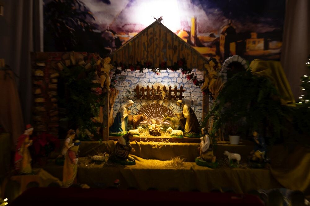 Stajenka w parafii pw. Matki Bożej Różańcowej w Rudzie Południowej/fot. Magdalena Ruda