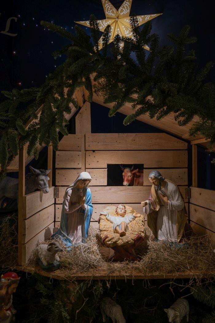 Stajenka bożonarodzeniowa w parafii Najświętszego Serca Pana Jezusa w Bykowinie/fot. Magdalena Ruda