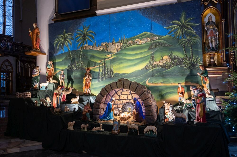 Stajenka bożonarodzeniowa w parafii Ścięcia św. Jana Chrzciciela w Goduli/fot. Magdalena Ruda