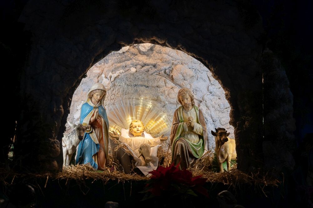 Stajenka bożonarodzeniowa w parafii św. Marii Magdaleny w Bielszowicach/fot. Magdalena Ruda