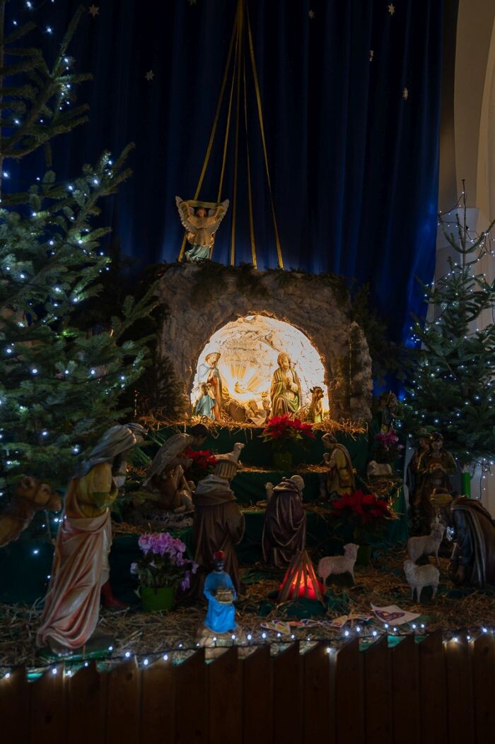 Stajenka bożonarodzeniowa w parafii św. Marii Magdaleny w Bielszowicach/fot. Magdalena Ruda