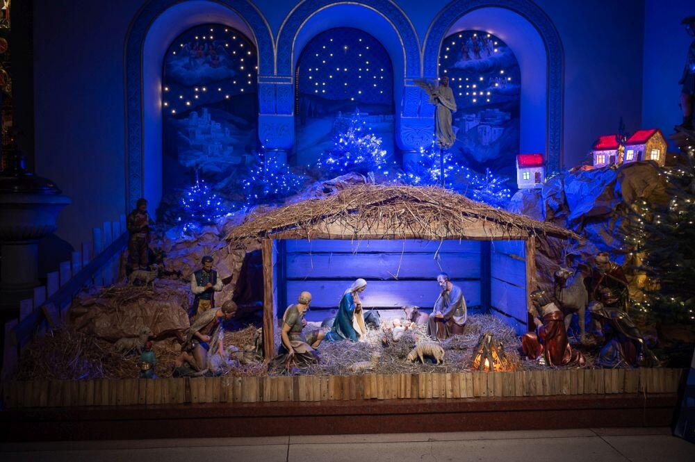 Stajenka bożonarodzeniowa w parafii św. Michała Archanioła w Orzegowie/fot. Magdalena Ruda