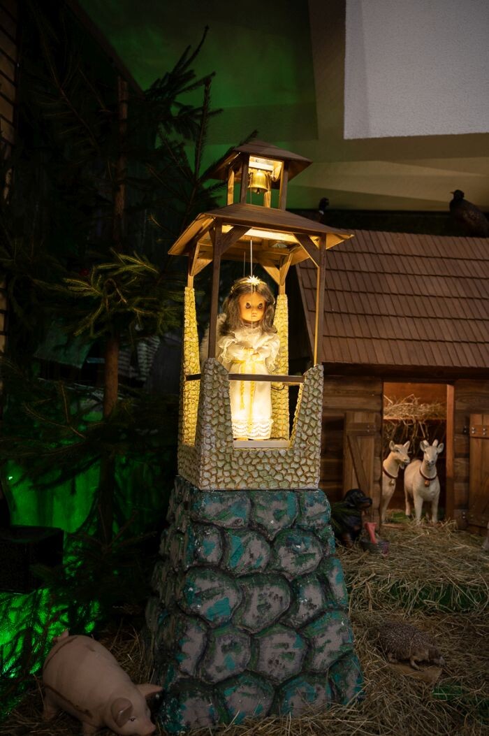 Stajenka bożonarodzeniowa w parafii św. Barbary w Bykowinie/fot. Magdalena Ruda