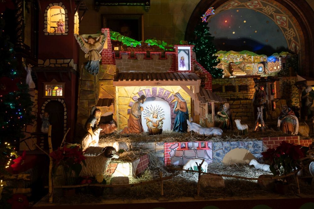 Stajenka bożonarodzeniowa w parafii pw. Trójcy Przenajświętszej w Kochłowicach/fot. Magdalena Ruda