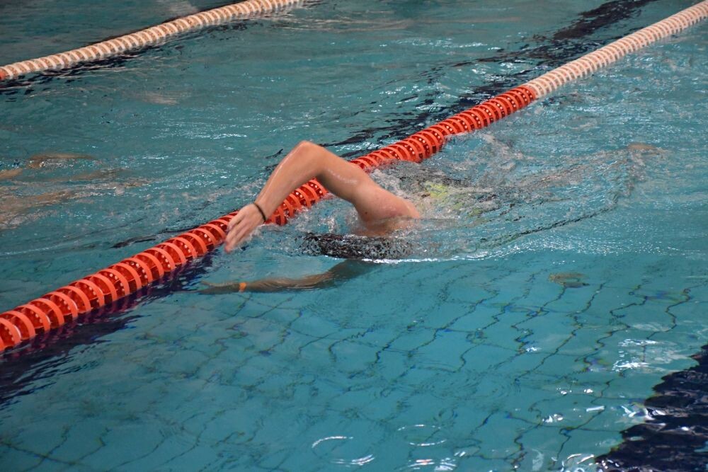 Sztafeta pływacka WOŚP. / fot. Jacek Knapik