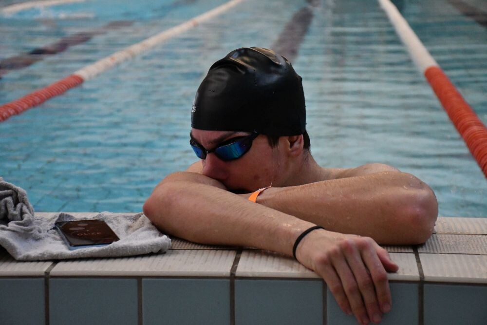 Sztafeta pływacka WOŚP. / fot. Jacek Knapik