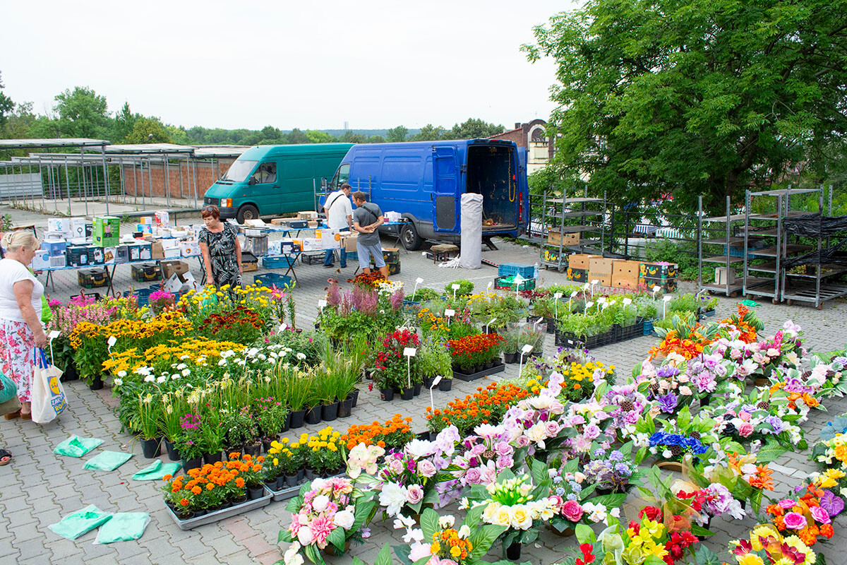 Targowisko w Wirku. / fot. Marek Faber