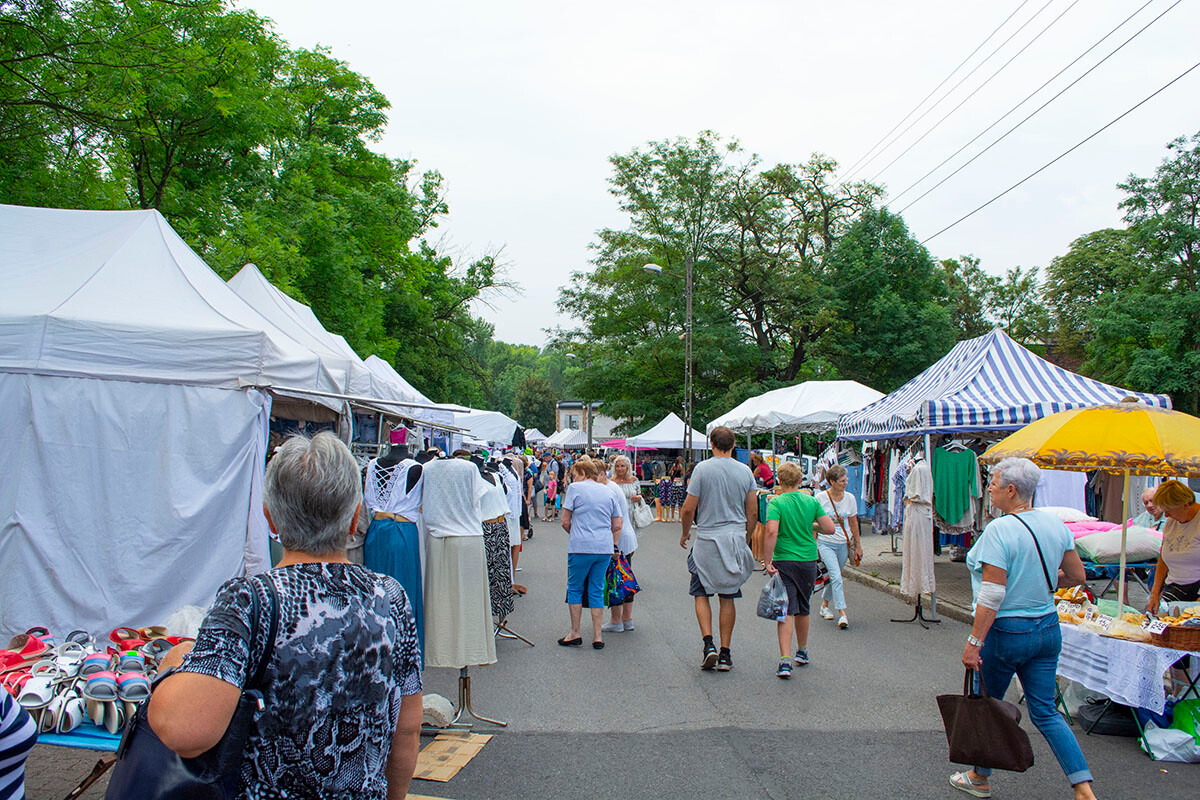 Targowisko w Wirku. / fot. Marek Faber