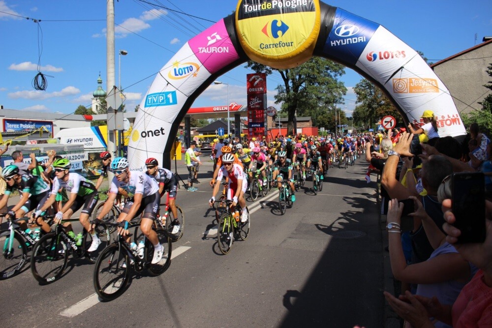 Dzisiaj przez Rudę Śląską przejechał jeden z największych światowych wyścigów kolarskich - Tour de Pologne.