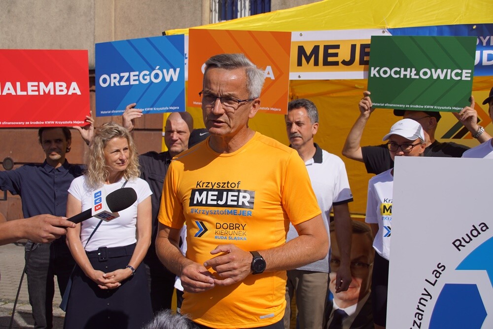 Kandydat na prezydenta miasta Rudy Śląskiej - Krzysztof Mejer ogłosił kolejny etap swojej kampanii wyborczej. W ramach akcji "Tour de Ruda Śląska" kandydat odwiedzi wszystkie dzielnice naszego miasta.
