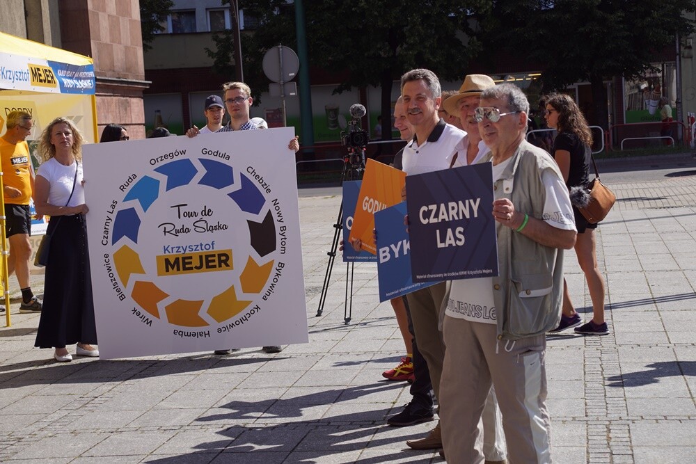 Kandydat na prezydenta miasta Rudy Śląskiej - Krzysztof Mejer ogłosił kolejny etap swojej kampanii wyborczej. W ramach akcji "Tour de Ruda Śląska" kandydat odwiedzi wszystkie dzielnice naszego miasta.