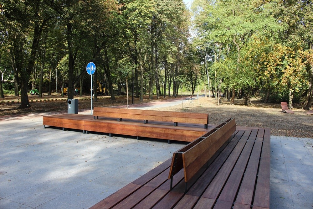 Dwa kolejne odcinki Traktu Rudzkiego gotowe! To przestrzeń w rejonie ul. Tuwima oraz teren pomiędzy ul. Nowary i ul. Katowicką w Wirku. 