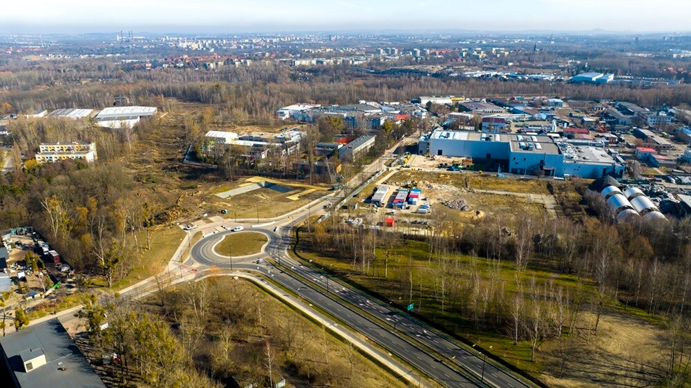 Trasa N-S w kierunku północnym otwarta. / fot. Krzysztof Faber DronRuda.pl 