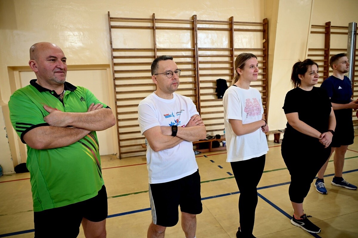 Finałowi WOŚP towarzyszyć będzie wiele pobocznych imprez. Jedną z nich będzie mecz siatkówki pomiędzy sztabami z Rudy Śląskiej oraz Świętochłowic. / fot. FB Michał Pierończyk