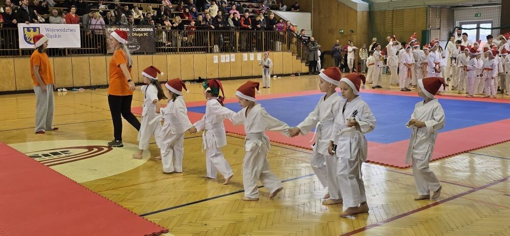 Rywalizacja i dobra zabawa – za nami Turniej Mikołajkowy Karate!/fot. FB Anna Krzysteczko, Rudzki Klub Kyokushin Karate