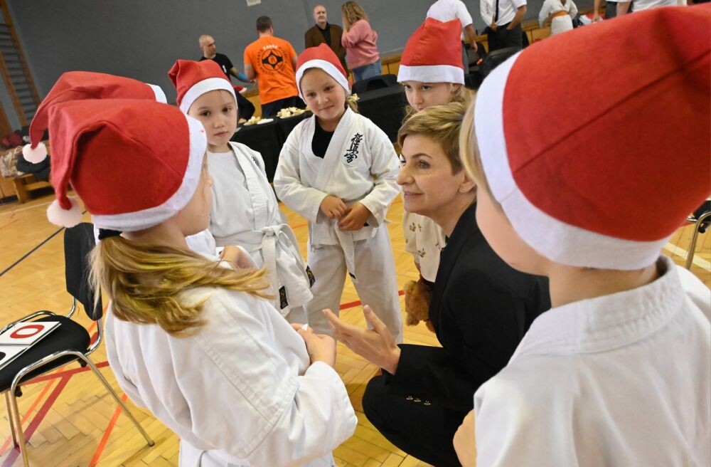 Rywalizacja i dobra zabawa – za nami Turniej Mikołajkowy Karate!/fot. FB Anna Krzysteczko, Rudzki Klub Kyokushin Karate