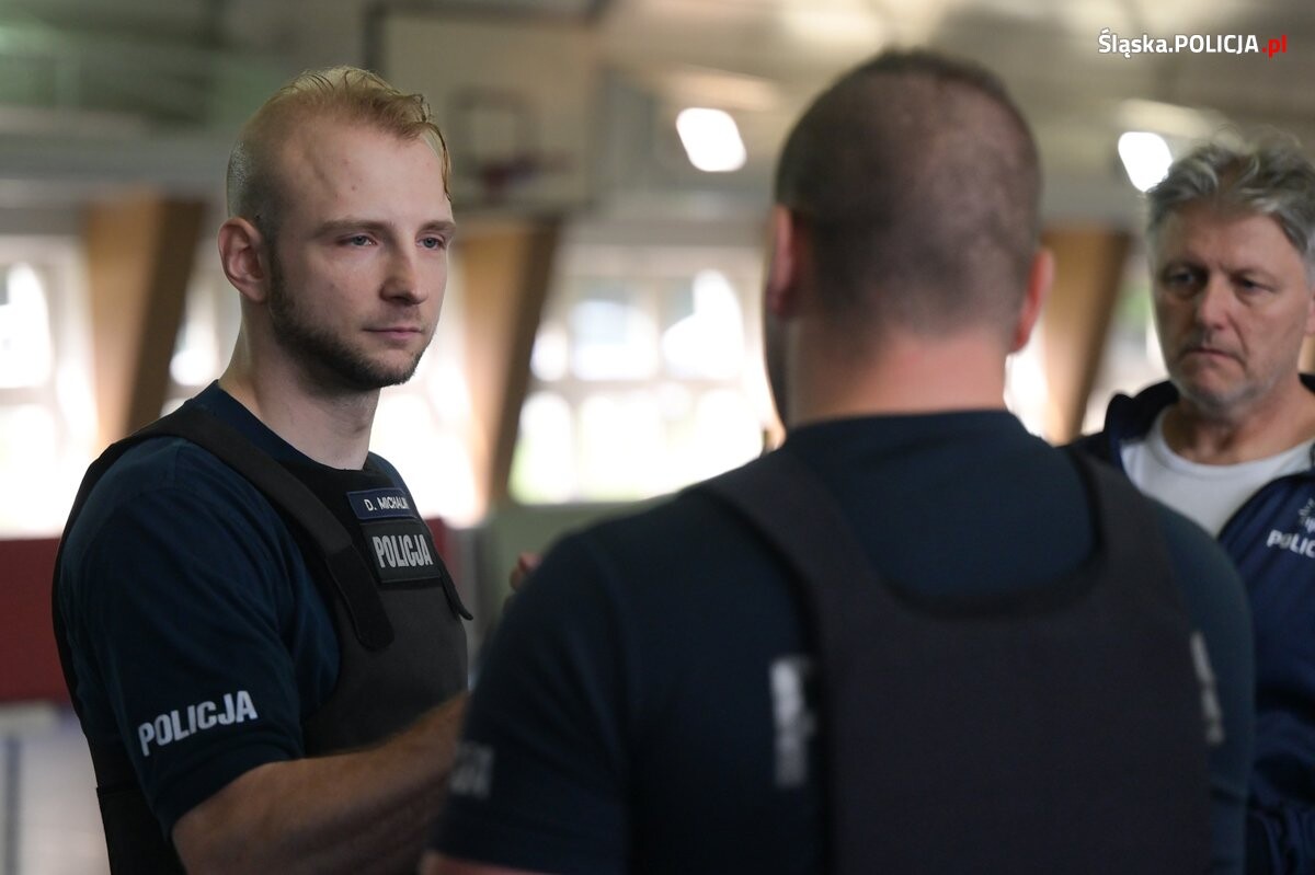 Zakończyły się wojewódzkie eliminacje do Ogólnopolskich Zawodów Policjantów Prewencji Turniej Par Patrolowych "Patrol Roku 2024" / fot. KMP Ruda Śląska