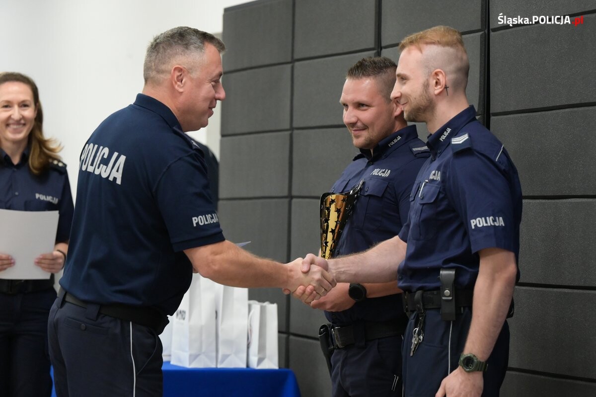 Zakończyły się wojewódzkie eliminacje do Ogólnopolskich Zawodów Policjantów Prewencji Turniej Par Patrolowych "Patrol Roku 2024" / fot. KMP Ruda Śląska