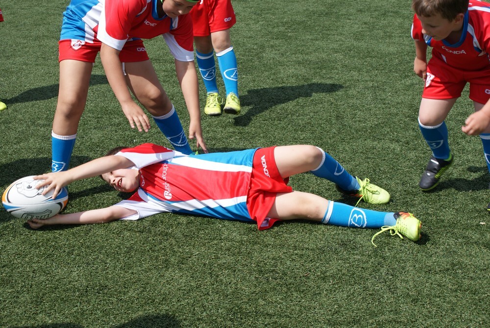 W sobotę na Burloch Arena rozgrywał się turniej rugby w czterech kategoriach wiekowych: mikrus U9, mini żak U11, żak U12 i młodzik U14.
