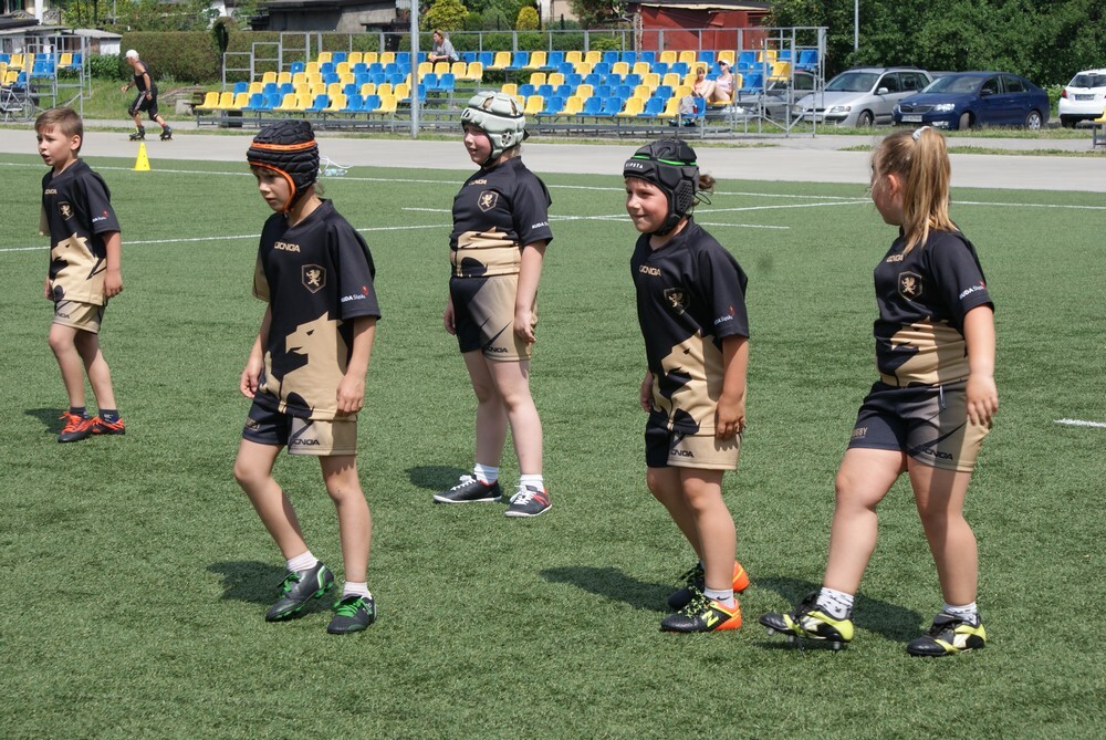 W sobotę na Burloch Arena rozgrywał się turniej rugby w czterech kategoriach wiekowych: mikrus U9, mini żak U11, żak U12 i młodzik U14.