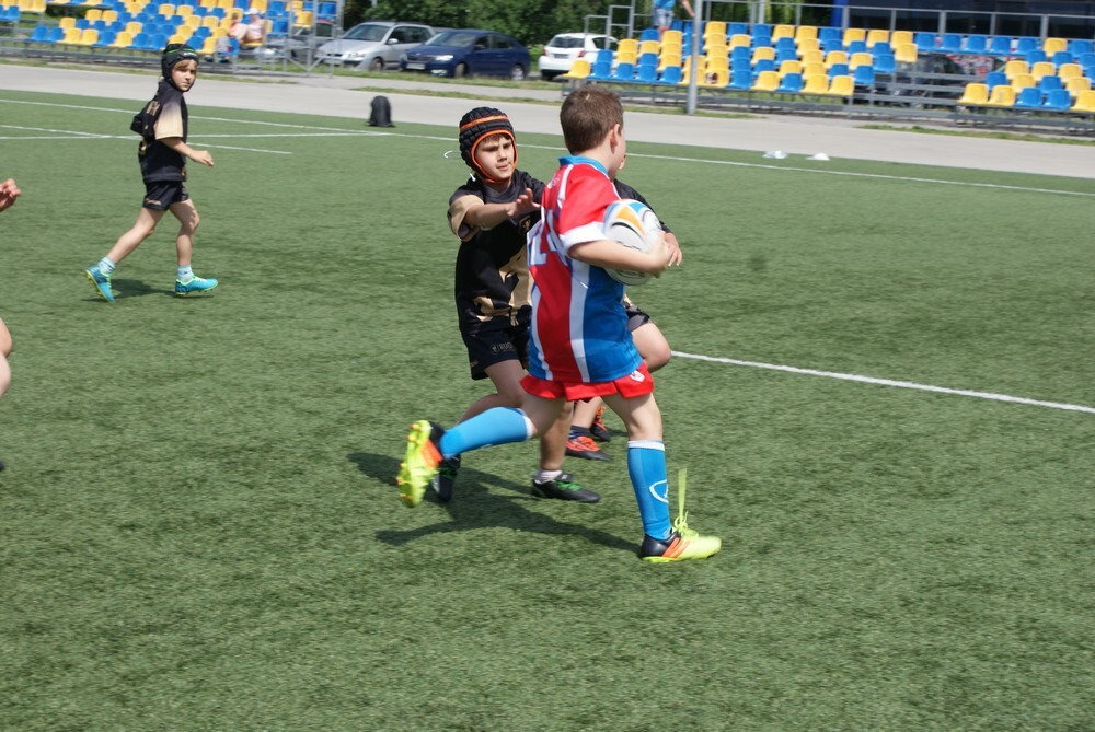 W sobotę na Burloch Arena rozgrywał się turniej rugby w czterech kategoriach wiekowych: mikrus U9, mini żak U11, żak U12 i młodzik U14.