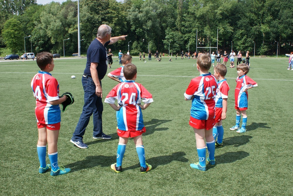W sobotę na Burloch Arena rozgrywał się turniej rugby w czterech kategoriach wiekowych: mikrus U9, mini żak U11, żak U12 i młodzik U14.
