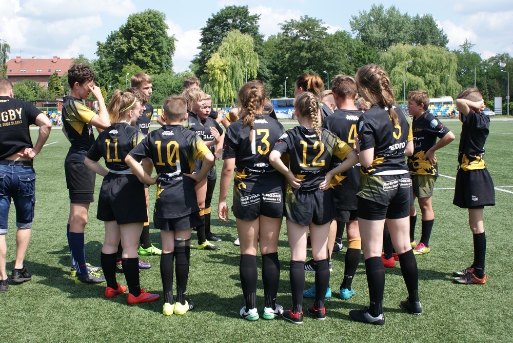 W sobotę na Burloch Arena rozgrywał się turniej rugby w czterech kategoriach wiekowych: mikrus U9, mini żak U11, żak U12 i młodzik U14.
