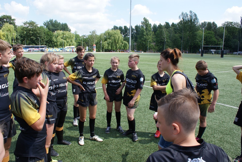 W sobotę na Burloch Arena rozgrywał się turniej rugby w czterech kategoriach wiekowych: mikrus U9, mini żak U11, żak U12 i młodzik U14.