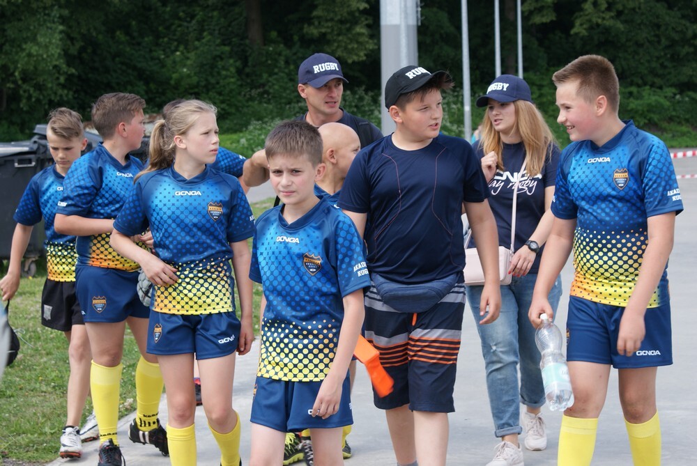 W sobotę na Burloch Arena rozgrywał się turniej rugby w czterech kategoriach wiekowych: mikrus U9, mini żak U11, żak U12 i młodzik U14.