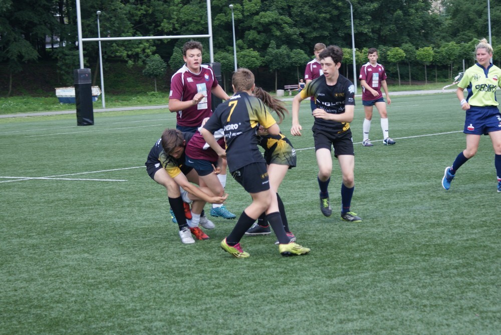 W sobotę na Burloch Arena rozgrywał się turniej rugby w czterech kategoriach wiekowych: mikrus U9, mini żak U11, żak U12 i młodzik U14.