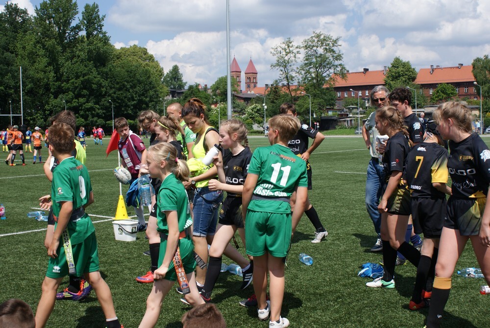 W sobotę na Burloch Arena rozgrywał się turniej rugby w czterech kategoriach wiekowych: mikrus U9, mini żak U11, żak U12 i młodzik U14.