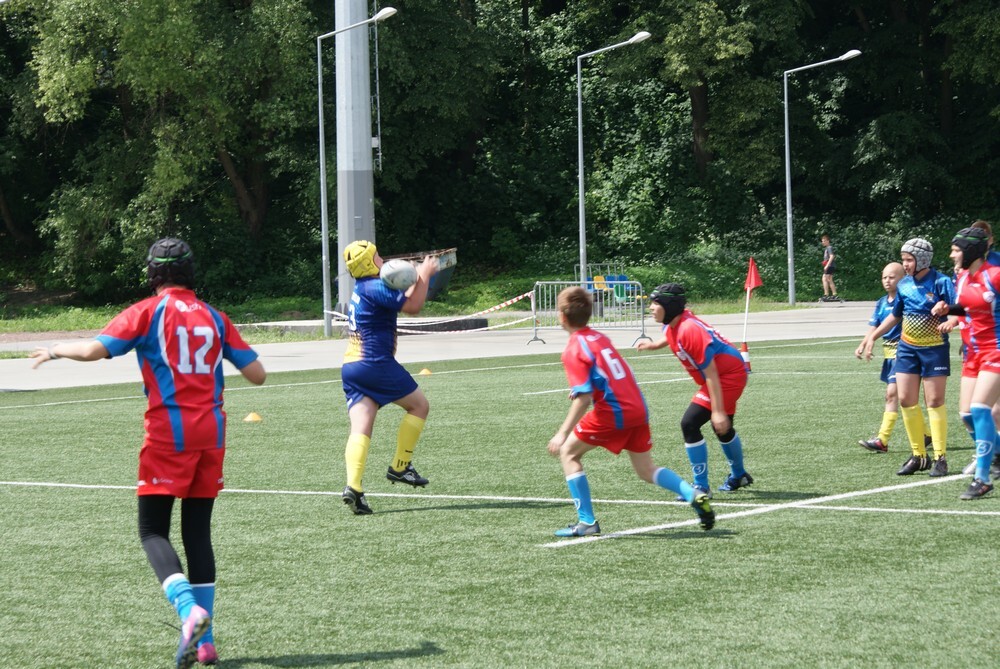 W sobotę na Burloch Arena rozgrywał się turniej rugby w czterech kategoriach wiekowych: mikrus U9, mini żak U11, żak U12 i młodzik U14.