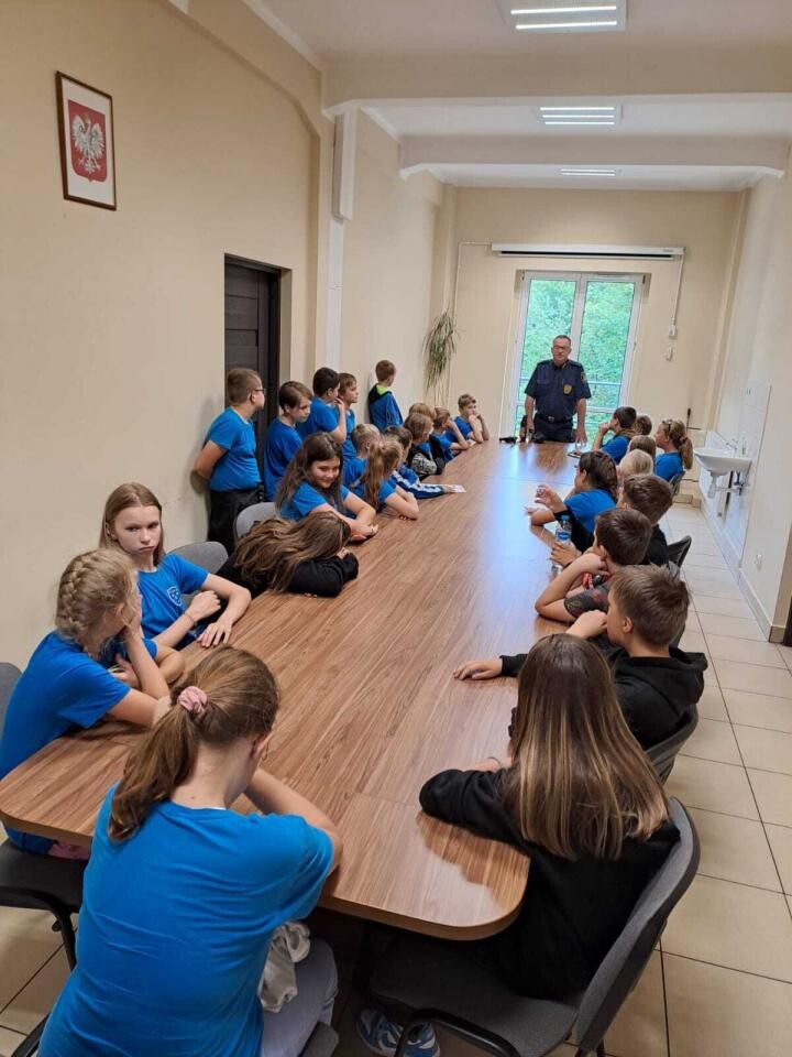 11 czerwca w siedzibie Straży Miejskiej odbyło się spotkanie z uczniami Szkoły Podstawowej nr 4 im. Józefa Lompy / fot. UM Ruda Śląska